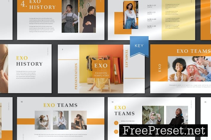 Exo Fashion Keynote Templates TJUK8PR