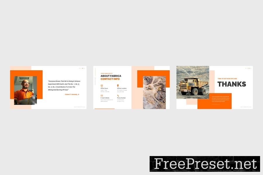 Fabrica - Mining Industry Keynote Template 2N8F76B