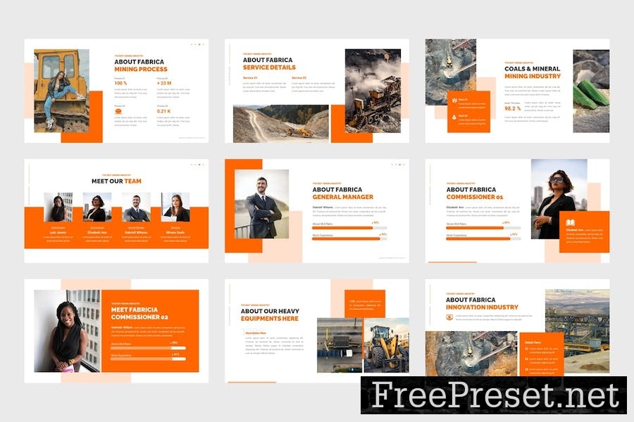 Fabrica - Mining Industry Keynote Template 2N8F76B