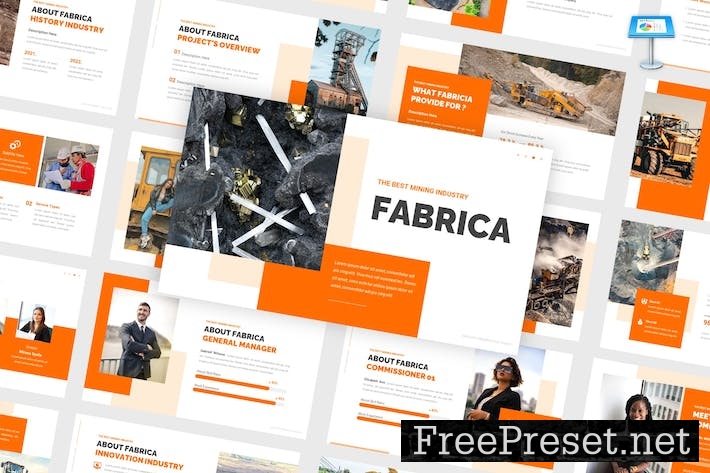 Fabrica - Mining Industry Keynote Template 2N8F76B