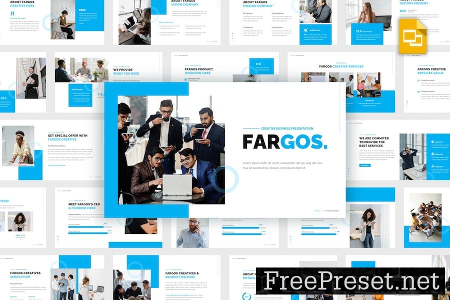 Fargos - Business Google Slides Template 37TAU5X