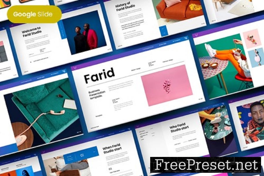 Farid - Business Google Slide Template 9KK6LMU