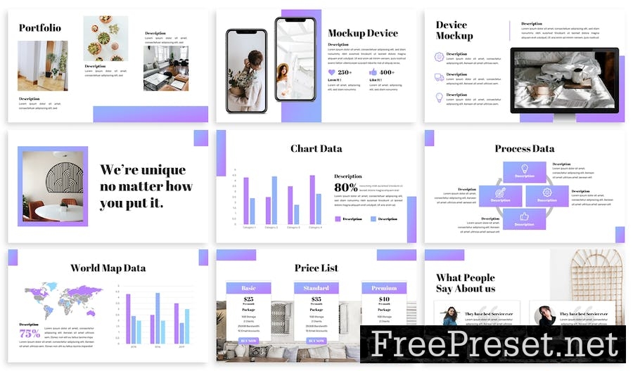 Farien - Business Powerpoint Template H3YTDBB