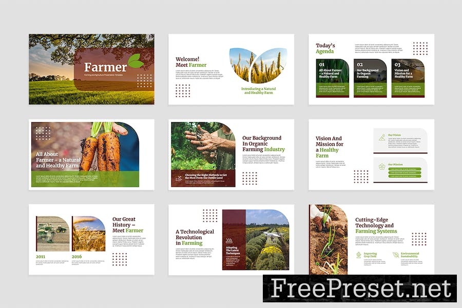 Farming and Agriculture Slides Template BN9L2PJ