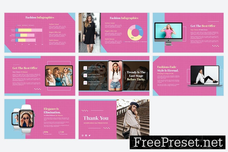 Fashion Mega Sales - Google Slides Template 5SCDG6V