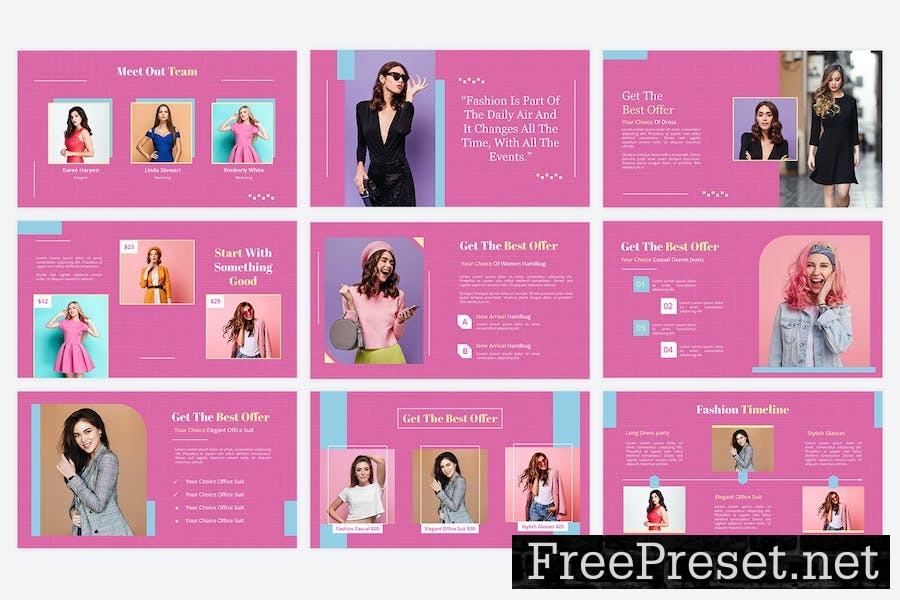 Fashion Mega Sales - Google Slides Template 5SCDG6V