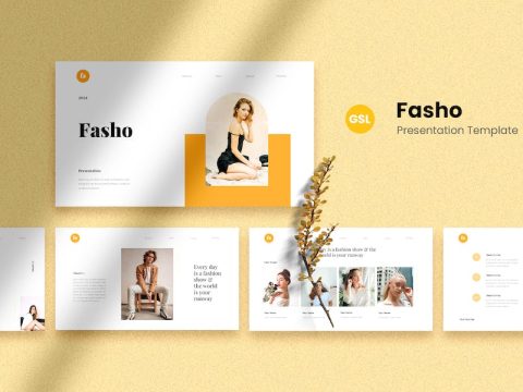 Fasho - Fashion Google Slides Template K87H2V3