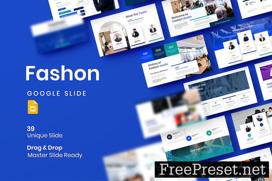 Fashon - Business Google Slide Template H63ZJPE