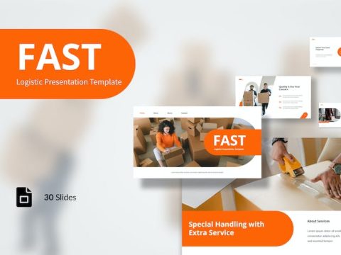 Fast - Logistic Presentation Google Slides