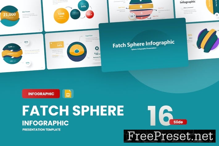 Fatch Sphere Infographic Google Slides Template ES3FEYC