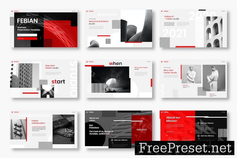 Febian – Business Keynote Template PK5KQBA