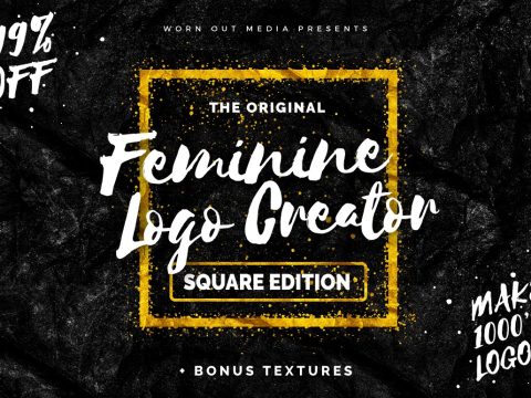 Feminine Logo Creator Square Edition