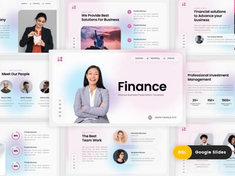 Finance - Pitch Deck Google Slides Template Y62XJRM