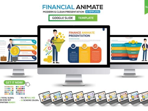 Financial Animate Google Slides Template 73FG2VP