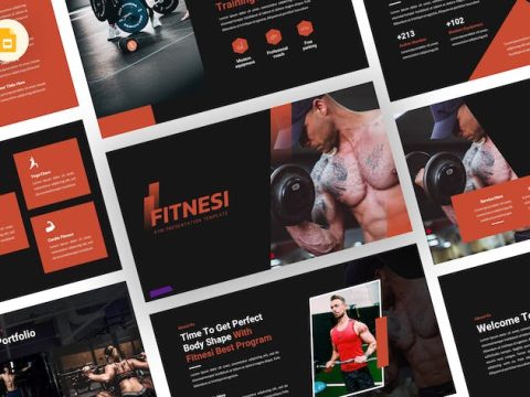 Fitnesi - Fitness Google Slides Template LG8V62U