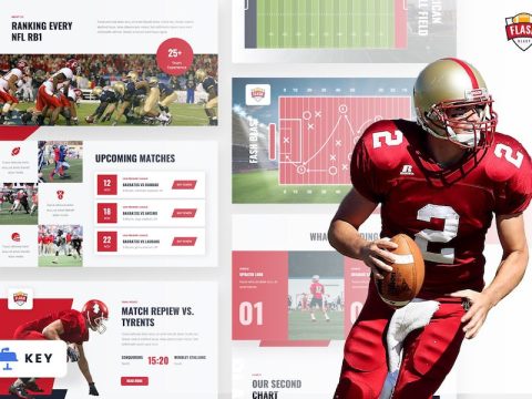 FLASH BLAST - American Football Keynote Template 9YFQUPK