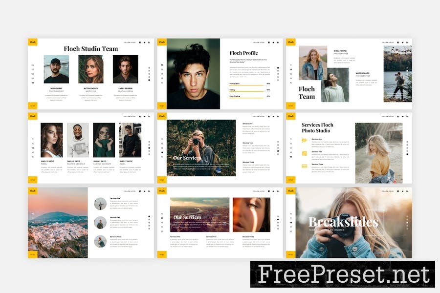 Floch - Photography Google Slides Template GN4X3MB