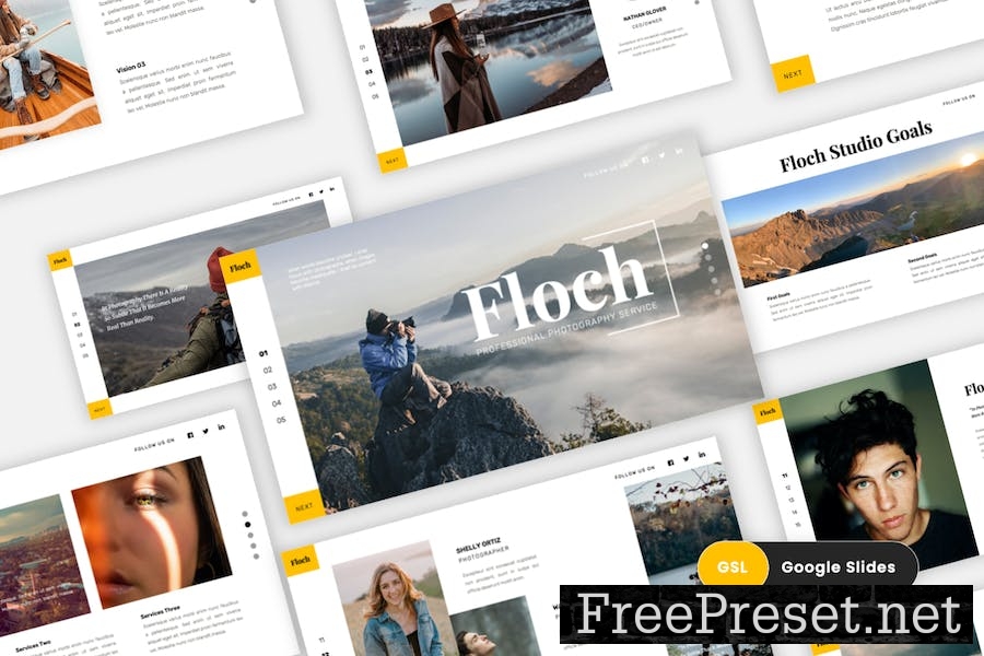 Floch - Photography Google Slides Template GN4X3MB