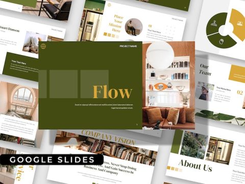 FLOW - Creative Business Company Google Slides XY4D2DH