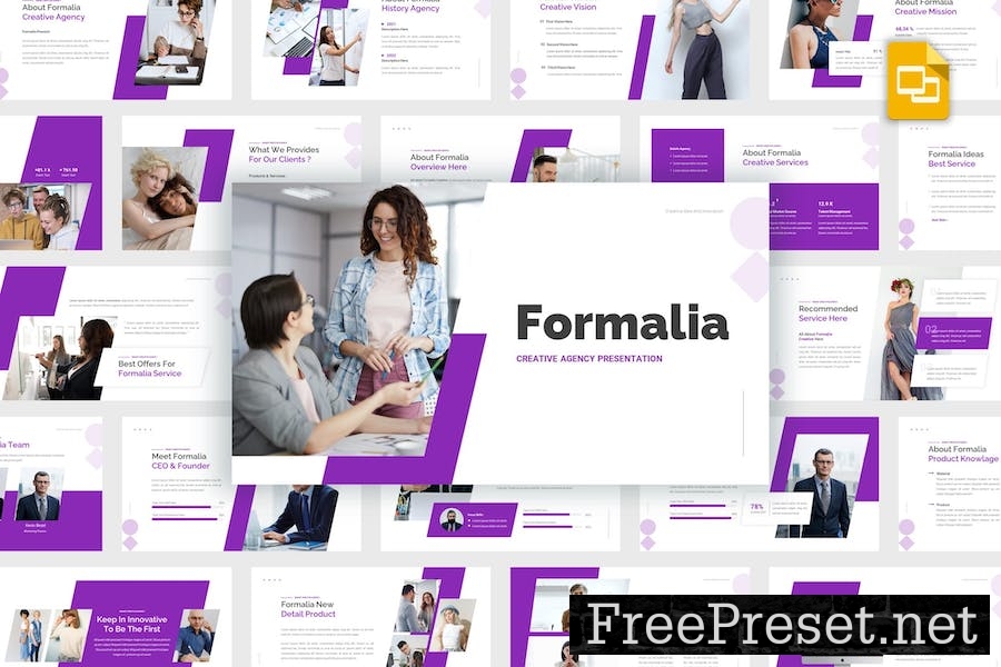 Formalia - Creative Agency Google Slides Template 6HR8TKK