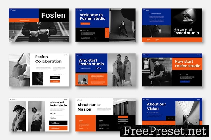 Fosfen - Business Google Slide Template EVMK9AY