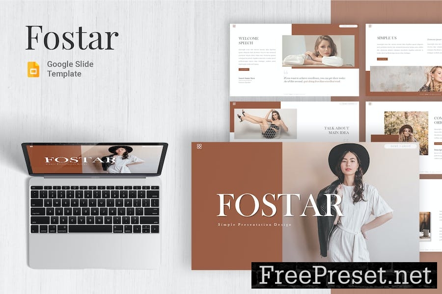 Fostar - Google Slide Template UTU3V8D