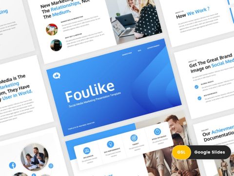 Foulike - Social Media Google Slides Template TLTB4Y3