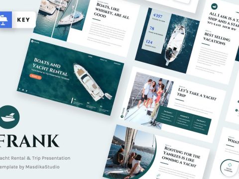 FRANK - Yacht Rental & Trip Keynote Template 2WKPFXU