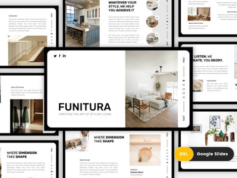 Funitura - Interior Google Slides Template