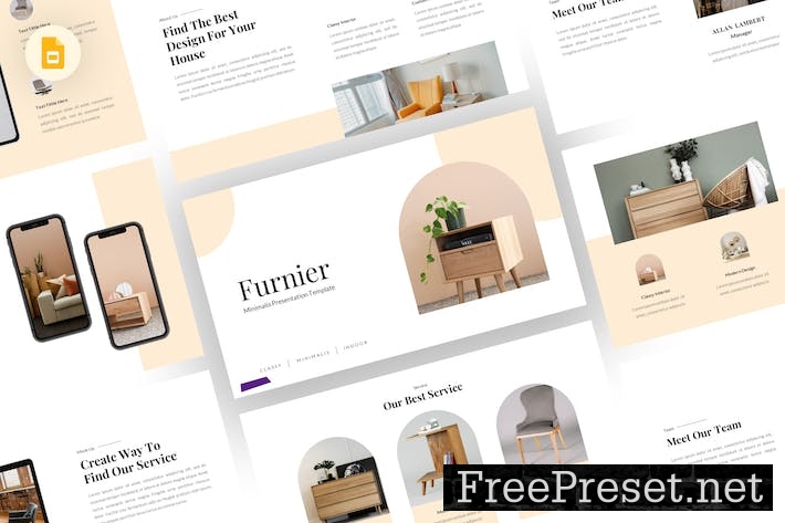 Furnier - Interior Google Slides Template J79HSPV