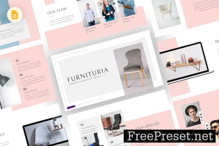 Furnituria - Furniture Google Slides Template 8GEKTYM