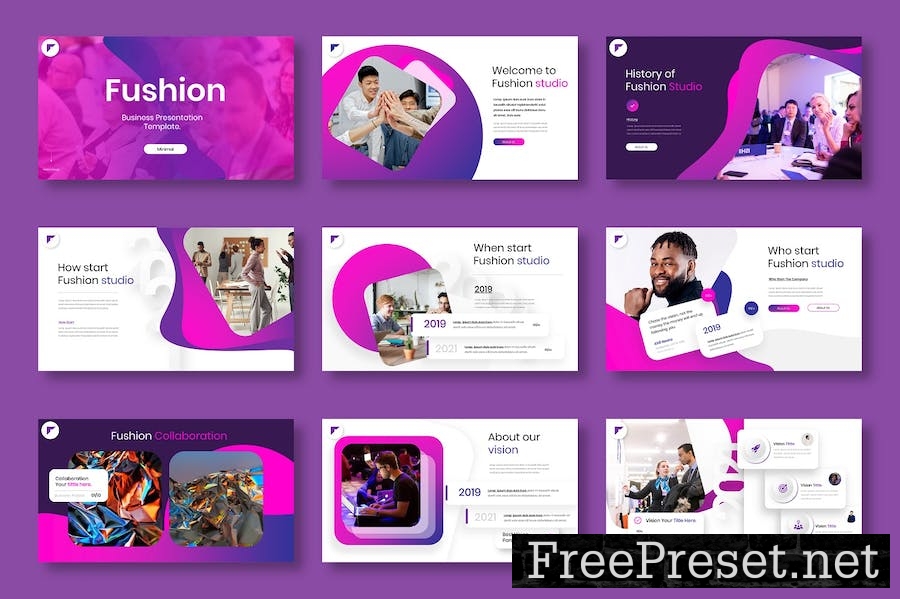 Fushion – Business Keynote Template SQYT755