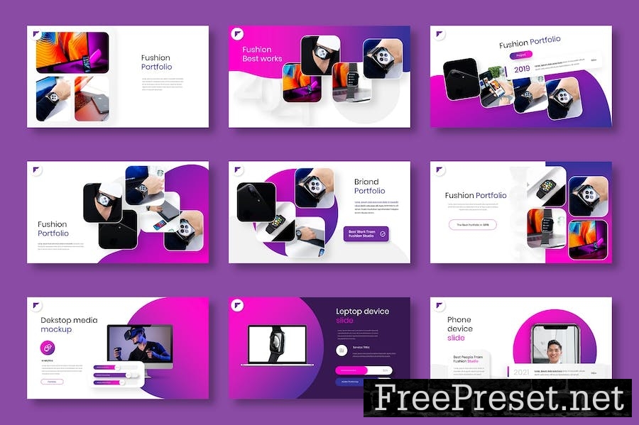 Fushion – Business Keynote Template SQYT755