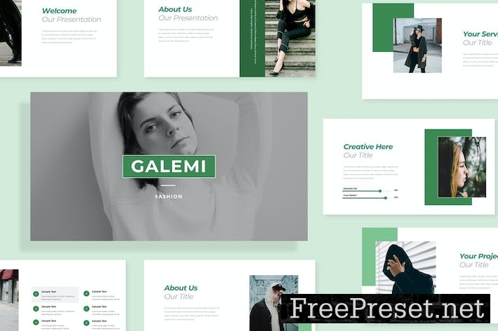 Galemi Fashion Presentation Google Slides XCEJUD4