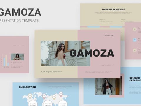 Gamoza - Multi Purposes Google Slides Template QDQM78D