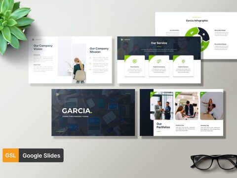 Garcia Company Profile Google Slides J67JCDN