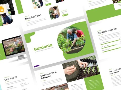 Gardenia - Gardening Google Slides Template DZ2FGUK