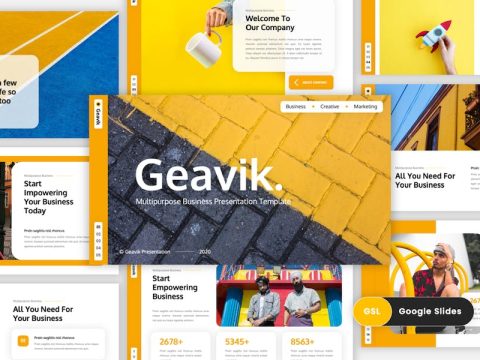 Geavik - Multipurpose Deck Google Slides Template WNQ6826