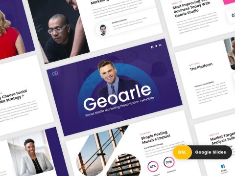 Geoarle - Marketing Google Slides Template 66U5LB2