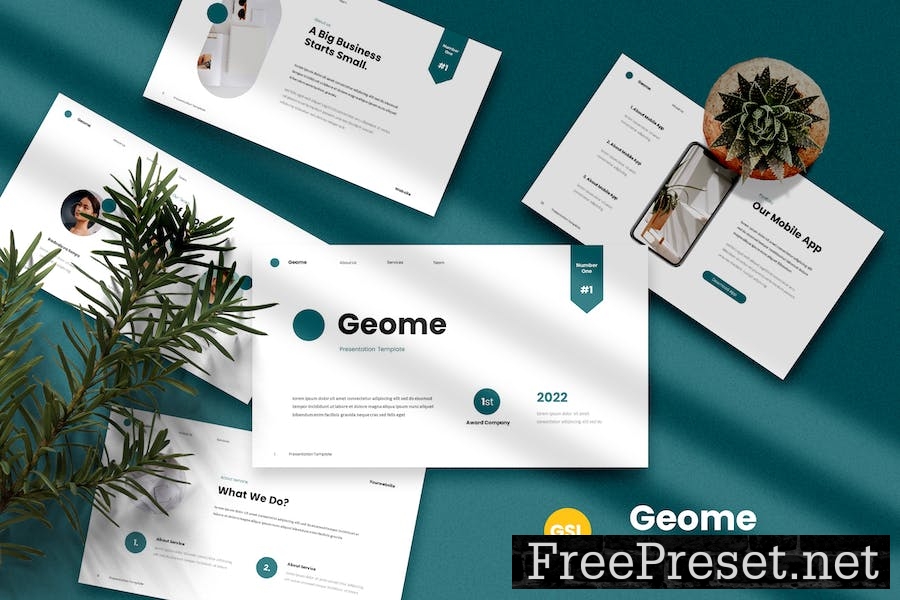 Geome - Google Slides Template ZD7EKVR