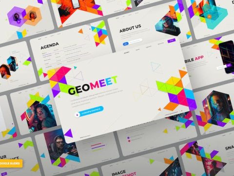 GEOMEET - Company Profile Google Slides