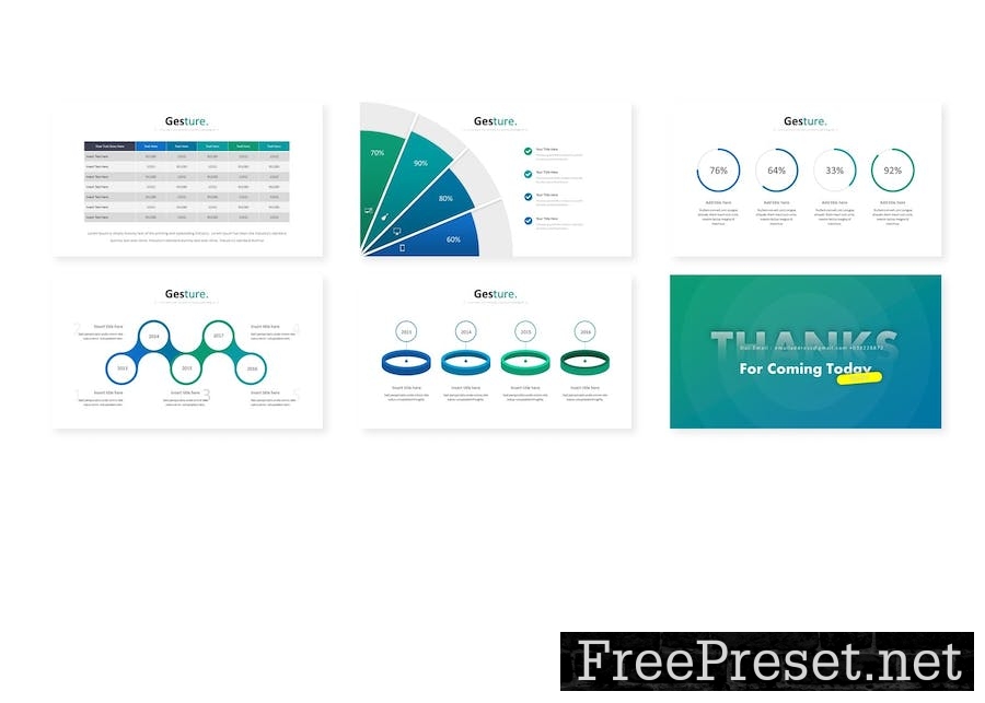 Gesture - Keynote Template QMQ6CS