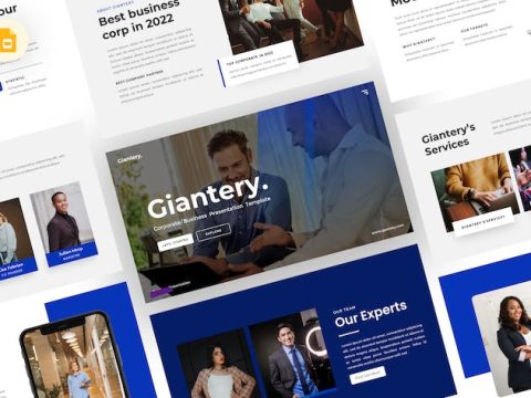 Giantery - Business Google Slides Template 69U8HT5