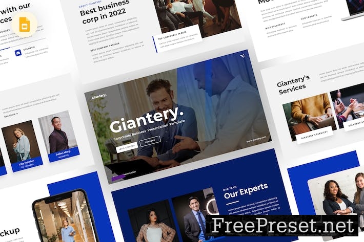 Giantery - Business Google Slides Template 69U8HT5