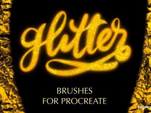 Glitter Procreate Brushes 10173817