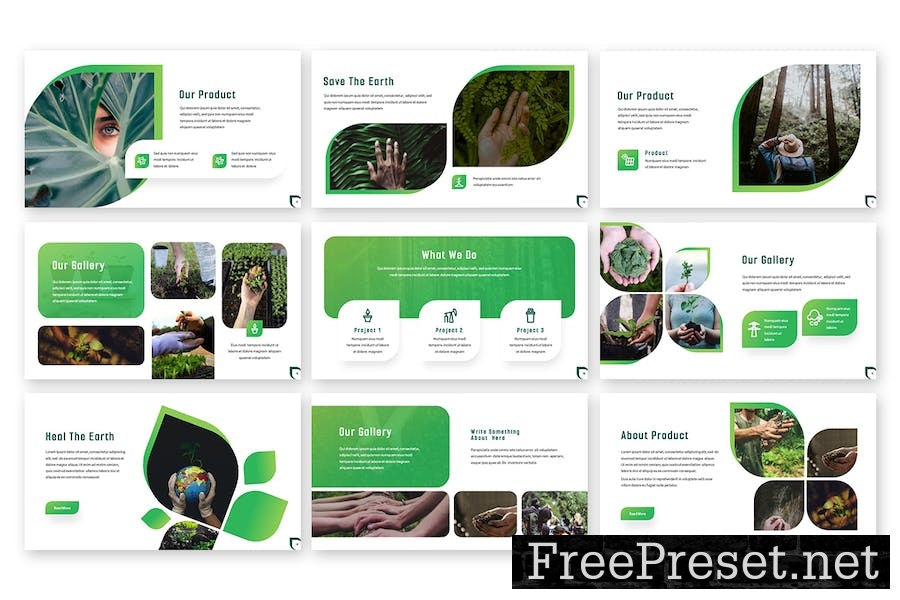 Go Green - Environment Google Slides Template 8ZR8EAB