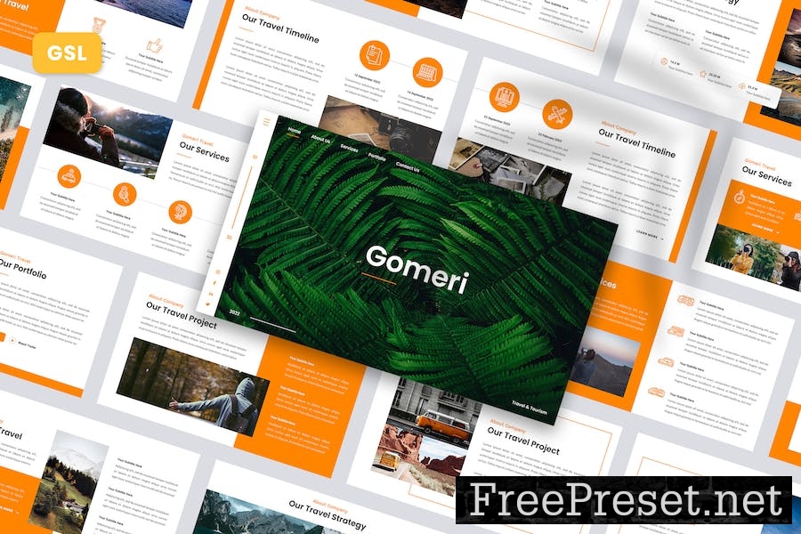 Gomeri - Travel Google Slides Template