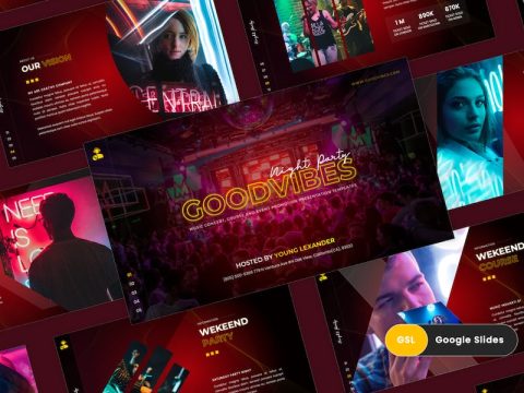 Good Vibes - Music & Disc Jockey Google Slides 2GZGQ42