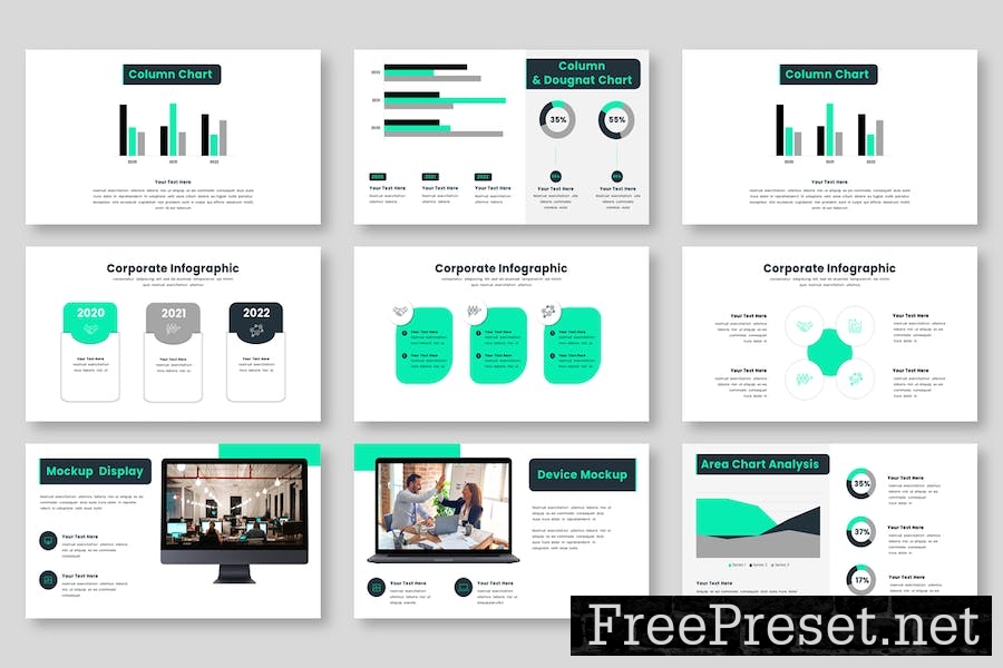 Google Slide Business Presentation Template XQQUXYZ