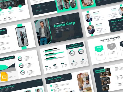 Google Slide Business Presentation Template XQQUXYZ